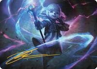 Shantotto, Tactician Magician Art Card (Gold-Stamped Signature) - Art Series: FINAL FANTASY - Magic: The Gathering card