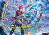 G'raha Tia, Scion Reborn Art Card (19) (Gold-Stamped Signature) - Art Series: FINAL FANTASY - Magic: The Gathering card