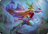 Terra, Herald of Hope Art Card - Art Series: FINAL FANTASY - Magic: The Gathering card