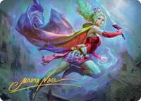 Terra, Herald of Hope Art Card (Gold-Stamped Signature) - Art Series: FINAL FANTASY - Magic: The Gathering card