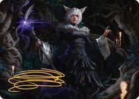 Y'shtola, Night's Blessed Art Card (21) (Gold-Stamped Signature) - Art Series: FINAL FANTASY - Magic: The Gathering card