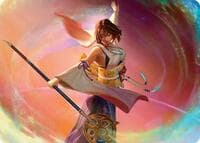 Yuna, Grand Summoner Art Card - Art Series: FINAL FANTASY - Magic: The Gathering card