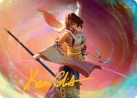 Yuna, Grand Summoner Art Card (Gold-Stamped Signature) - Art Series: FINAL FANTASY - Magic: The Gathering card