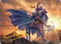 Edgar, Master Machinist Art Card (Gold-Stamped Signature) - Art Series: FINAL FANTASY - Magic: The Gathering card
