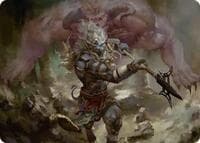 Kimahri, Valiant Guardian Art Card - Art Series: FINAL FANTASY - Magic: The Gathering card