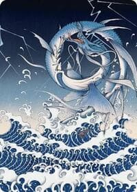 Summon: Leviathan Art Card - Art Series: FINAL FANTASY - Magic: The Gathering card