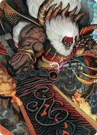 Braska's Final Aeon Art Card - Art Series: FINAL FANTASY - Magic: The Gathering card