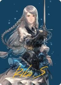 Jill, Shiva's Dominant Art Card (Gold-Stamped Signature) - Art Series: FINAL FANTASY - Magic: The Gathering card