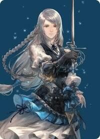 Jill, Shiva's Dominant Art Card - Art Series: FINAL FANTASY - Magic: The Gathering card