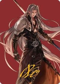 Sephiroth, Fabled SOLDIER Art Card (Gold-Stamped Signature) - Art Series: FINAL FANTASY - Magic: The Gathering card