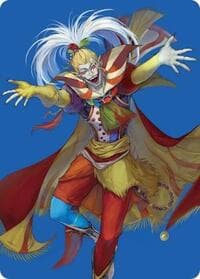 Kefka, Court Mage Art Card - Art Series: FINAL FANTASY - Magic: The Gathering card