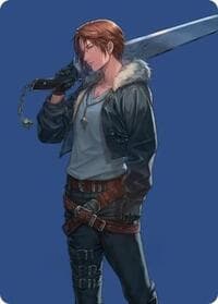Squall, SeeD Mercenary Art Card - Art Series: FINAL FANTASY - Magic: The Gathering card