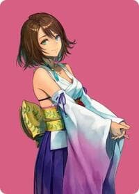 Yuna, Hope of Spira Art Card - Art Series: FINAL FANTASY - Magic: The Gathering card