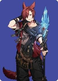 G'raha Tia, Scion Reborn Art Card (51) - Art Series: FINAL FANTASY - Magic: The Gathering card
