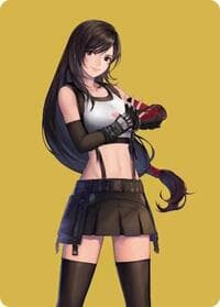 Tifa, Martial Artist Art Card - Art Series: FINAL FANTASY - Magic: The Gathering card