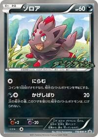 Zorua - 116/BW-P - BW-P Promotional cards - Pokemon Japan card
