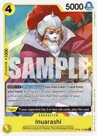Inuarashi (Reprint) - ST-28: Starter Deck 28 GREEN/YELLOW Yamato - One Piece Card Game card