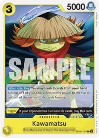 Kawamatsu (Reprint) - ST-28: Starter Deck 28 GREEN/YELLOW Yamato - One Piece Card Game card