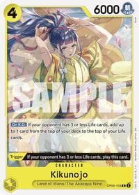 Kikunojo (Reprint) - ST-28: Starter Deck 28 GREEN/YELLOW Yamato - One Piece Card Game card