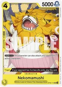 Nekomamushi (Reprint) - ST-28: Starter Deck 28 GREEN/YELLOW Yamato - One Piece Card Game card