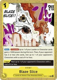 Blaze Slice (Reprint) - ST-28: Starter Deck 28 GREEN/YELLOW Yamato - One Piece Card Game card
