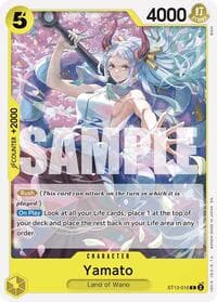 Yamato (Reprint) - ST-28: Starter Deck 28 GREEN/YELLOW Yamato - One Piece Card Game card