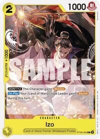 Izo - ST-28: Starter Deck 28 GREEN/YELLOW Yamato - One Piece Card Game card