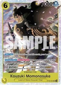 Kouzuki Momonosuke - ST-28: Starter Deck 28 GREEN/YELLOW Yamato - One Piece Card Game card