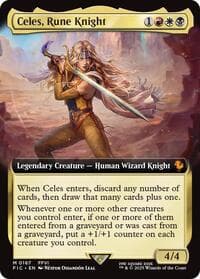 Celes, Rune Knight (Extended Art) - Commander: FINAL FANTASY - Magic: The Gathering card