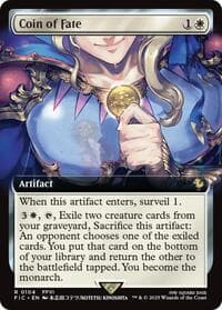 Coin of Fate (Extended Art) - Commander: FINAL FANTASY - Magic: The Gathering card