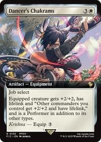 Dancer's Chakrams (Extended Art) - Commander: FINAL FANTASY - Magic: The Gathering card