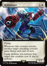 Helitrooper (Extended Art) - Commander: FINAL FANTASY - Magic: The Gathering card