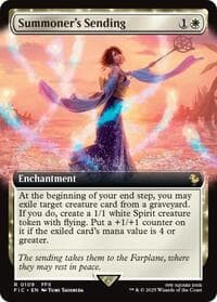 Summoner's Sending (Extended Art) - Commander: FINAL FANTASY - Magic: The Gathering card
