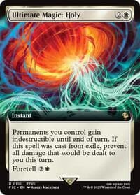 Ultimate Magic: Holy (Extended Art) - Commander: FINAL FANTASY - Magic: The Gathering card