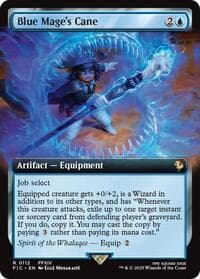 Blue Mage's Cane (Extended Art) - Commander: FINAL FANTASY - Magic: The Gathering card