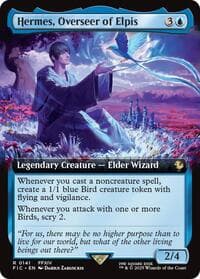 Hermes, Overseer of Elpis (Extended Art) - Commander: FINAL FANTASY - Magic: The Gathering card