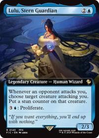 Lulu, Stern Guardian (Extended Art) - Commander: FINAL FANTASY - Magic: The Gathering card