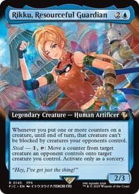 Rikku, Resourceful Guardian (Extended Art) - Commander: FINAL FANTASY - Magic: The Gathering card