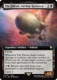 The Falcon, Airship Restored (Extended Art) - Commander: FINAL FANTASY - Magic: The Gathering card