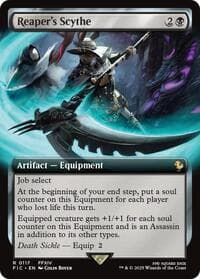 Reaper's Scythe (Extended Art) - Commander: FINAL FANTASY - Magic: The Gathering card
