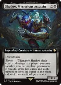 Shadow, Mysterious Assassin (Extended Art) - Commander: FINAL FANTASY - Magic: The Gathering card