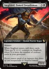 Siegfried, Famed Swordsman (Extended Art) - Commander: FINAL FANTASY - Magic: The Gathering card