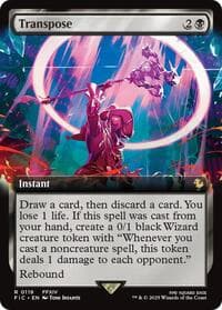 Transpose (Extended Art) - Commander: FINAL FANTASY - Magic: The Gathering card