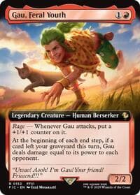 Gau, Feral Youth (Extended Art) - Commander: FINAL FANTASY - Magic: The Gathering card