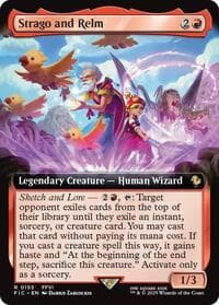 Strago and Relm (Extended Art) - Commander: FINAL FANTASY - Magic: The Gathering card