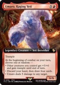 Umaro, Raging Yeti (Extended Art) - Commander: FINAL FANTASY - Magic: The Gathering card