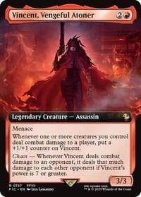 Vincent, Vengeful Atoner (Extended Art) - Commander: FINAL FANTASY - Magic: The Gathering card