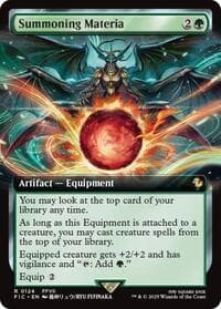 Summoning Materia (Extended Art) - Commander: FINAL FANTASY - Magic: The Gathering card