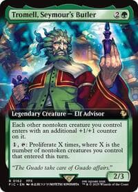 Tromell, Seymour's Butler (Extended Art) - Commander: FINAL FANTASY - Magic: The Gathering card