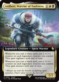 Ardbert, Warrior of Darkness (Extended Art) - Commander: FINAL FANTASY - Magic: The Gathering card
